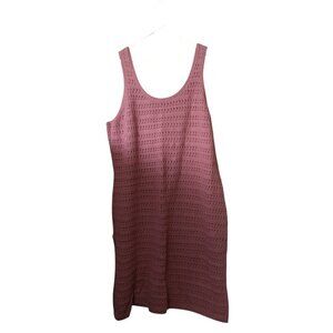 Old Navy Women's 3X Sleeveless Boho Chic  Open Knit Tank Pullover Dress NEW